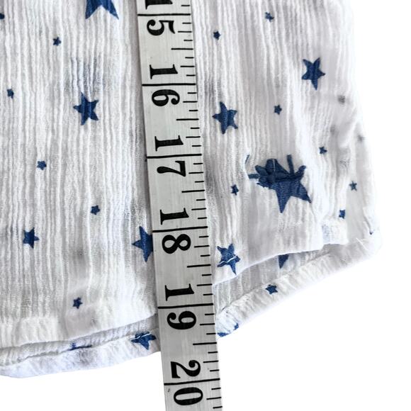 Louis Louise boys muslin star print button shirt size 10 - Picture 7 of 7